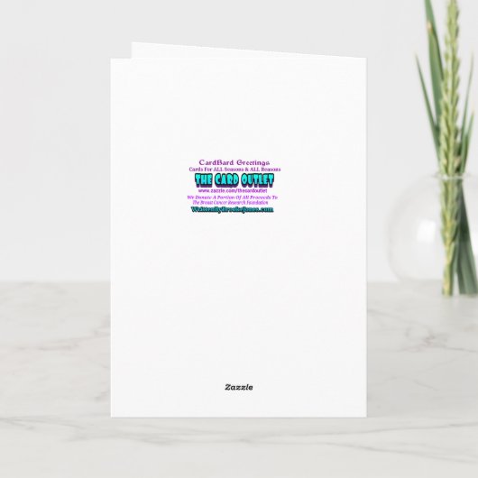 Funny & Sweet Jubileum Kaart (Achterkant)