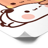 Funny Sweet Kawaii Kp Bear Panda Hugging Couple Lo Poster (Hoek)