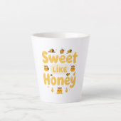 Funny "Sweet Like Honey" Bumblebee Latte Mok (Voorkant)