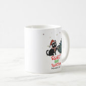 Funny Sweet, maar Twisted Cat Kerstkoffie Mok (Voorkant rechts)