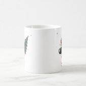 Funny Sweet, maar Twisted Cat Kerstkoffie Mok (Center)