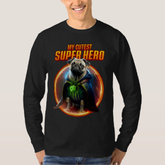 Funny & Sweet Pug is wild at Christmas T-shirt