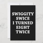 Funny Swiggity 16th Birthday Kaart (Voorkant)