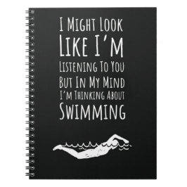 Funny Swim Gifts For Swimmers Swimming Sports Team Notitieboek