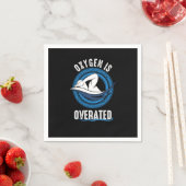 Funny Swim Swimmers Oxygen Is Overrated Sarcastic Servet (Insitu)