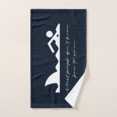 Funny Swimmer Swimming Shark Sarcasm Lover Gift Bad Handdoek (Handdoek)