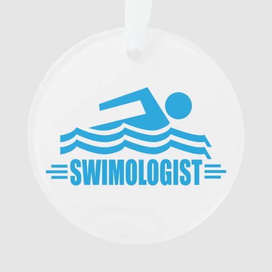 Funny Swimmer's Ornament (voorkant)