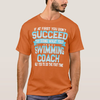 Funny Swimming Coach Gift T-shirt