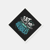 Funny Swimming Eat My Bubbles Swim Swimmer Servet (Hoek)