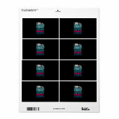 Funny Swimming Gift a Swimmer Etiket (Full Sheet)