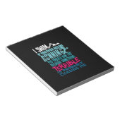 Funny Swimming Gift a Swimmer Notitieblok (Schuin)