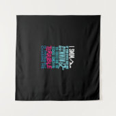 Funny Swimming Gift a Swimmer Wandkleed (Voorkant (horizontaal))