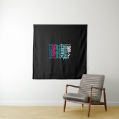 Funny Swimming Gift a Swimmer Wandkleed (In Situ (horizontaal))