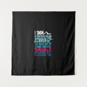 Funny Swimming Gift a Swimmer Wandkleed (Voorkant)