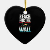 Funny Swimming Gift a Swimming Athlete Design Keramisch Ornament (Voorkant)