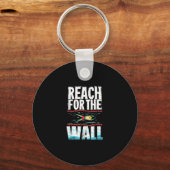 Funny Swimming Gift a Swimming Athlete Design Sleutelhanger (Voorkant)