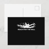 Funny Swimming Gift Swimmer Sport Swim Team Aankondigingskaart (Voorkant / Achterkant)