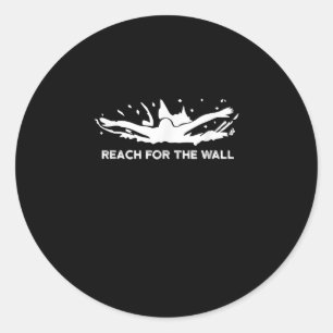 Funny Swimming Gift Swimmer Sport Swim Team Ronde Sticker