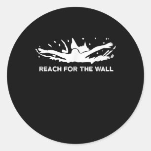 Funny Swimming Gift Swimmer Sport Swim Team Ronde Sticker