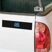 Funny Swimming Gift Swimming Design Bumpersticker (Op Truck)