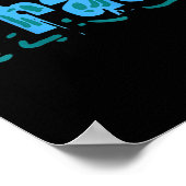Funny Swimming Gift Swimming Design Poster (Hoek)
