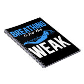 Funny Swimming Humor Notitieboek (Rechterzijde)