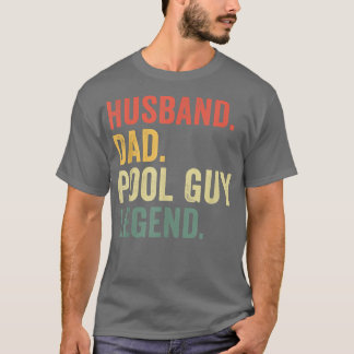 Funny Swimming Husband Pap Pool Guy Legend T-shirt