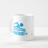 Funny Swimming Koffiemok (Voorkant links)