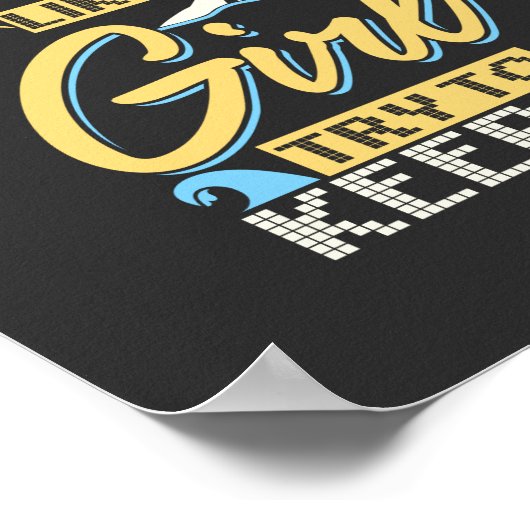 Funny Swimming Quote Poster (Hoek)