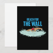 Funny Swimming Quote Swimmer Gift Kaart (Voorkant / Achterkant)