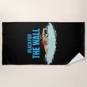 Funny Swimming Quote Swimmer Gift Strandlaken (Voorkant)