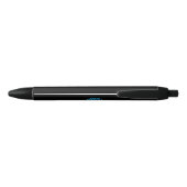 Funny Swimming Quote Zwarte Inkt Pen (Achterkant)