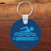 Funny Swimming Sleutelhanger (Voorkant)