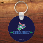 Funny Swimming, Snorkel Sleutelhanger (Voorkant)