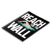 Funny Swimming Team Swimmer Quottes Notitieboek (Linkerzijde)