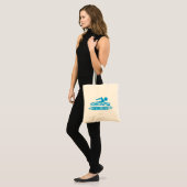 Funny Swimming Tote Bag (Voorkant (model))