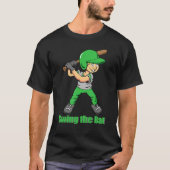 Funny Swing the Bat T-shirt (Voorkant)