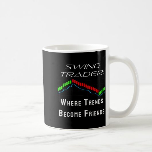 Funny Swing Trader Trading Stock Market Koffiemok (Rechts)