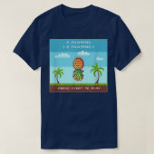 Funny Swingers Lifestyle Party onderaan Pineapp T-shirt (Design voorkant)