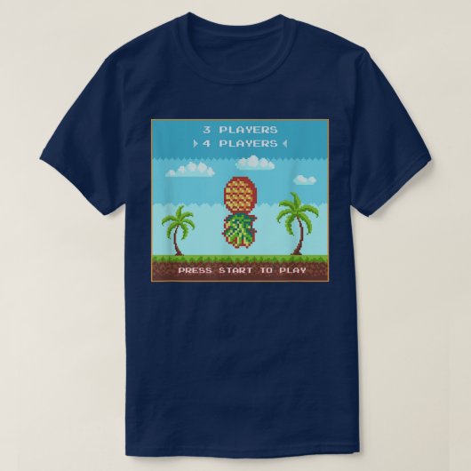 Funny Swingers Lifestyle Party onderaan Pineapp T-shirt (Design voorkant)