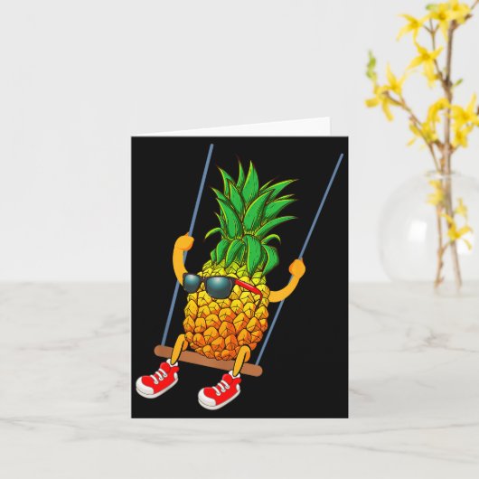 Funny Swinging Ne Swinger  Kaart (Gele Bloem)