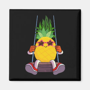 Funny Swinging Pineapple Swinger Magneet