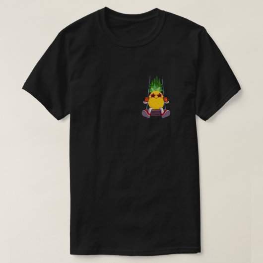 Funny Swinging Pineapple Swinger T-shirt (Design voorkant)