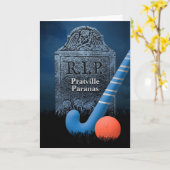 Funny Sympathcard for Losing Field Hockey Team Kaart (Gele Bloem)