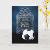 Funny Sympathcard voor tegenstanders van het voetb Kaart (Gele Bloem)