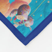 Funny Syrian Hamsters Tea Party Gepersonaliseerd Fleece Deken (Hoek)