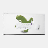 Funny T rex dinosaur cartoon humor Bureaumat (Keyboard & Muis)