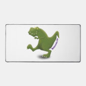 Funny T rex dinosaur cartoon humor Bureaumat (Voorkant)