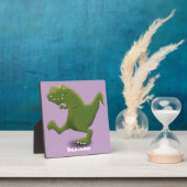 Funny T rex dinosaur cartoon humor Fotoplaat (Insitu)