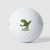 Funny T rex dinosaur cartoon humor Golfballen (Voorkant)